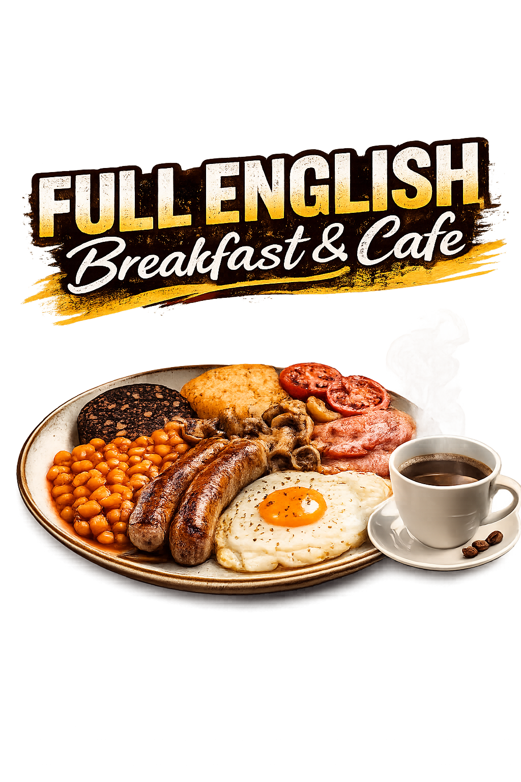 Full English breakfast served as part of the Wash & Breakfast meal deal