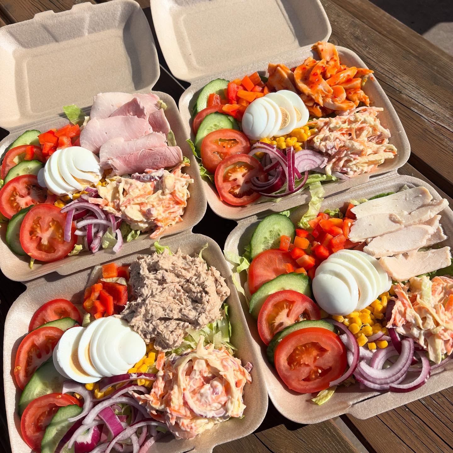 Fresh salad boxes
